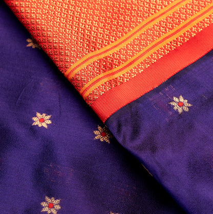 Jamun Paithani Saree Contrast Border