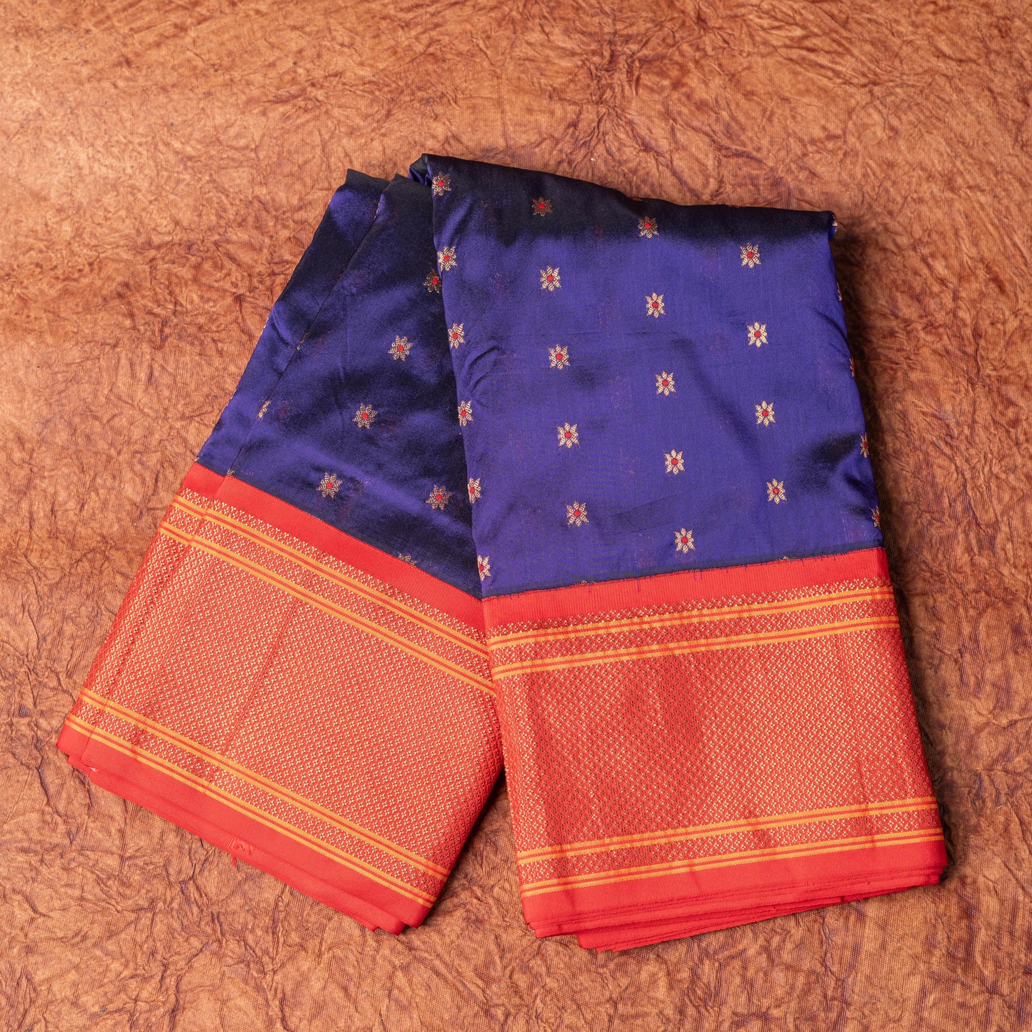 Jamun Paithani Saree Contrast Border