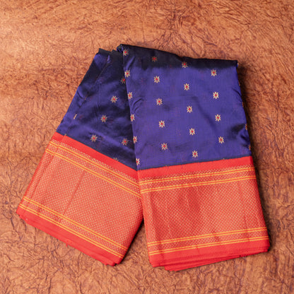 Jamun Paithani Saree Contrast Border