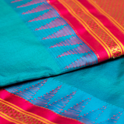 Chintamani Ilkal Saree With Contrast Border