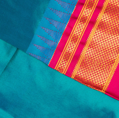 Chintamani Ilkal Saree With Contrast Border