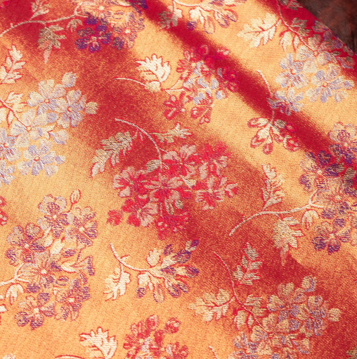 Light Pink Art Tissue Kanchipuram Saree with Border