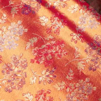 Light Pink Art Tissue Kanchipuram Saree with Border