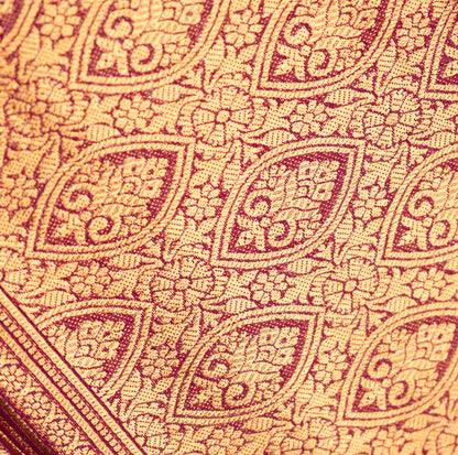 Light Pink Art Tissue Kanchipuram Saree with Border