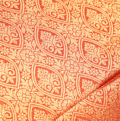 Mehendi Art Tissue Kanchipuram Saree with Border