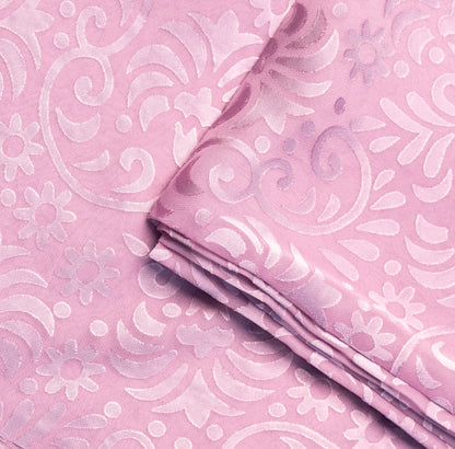 Voilet Saree with Brasso