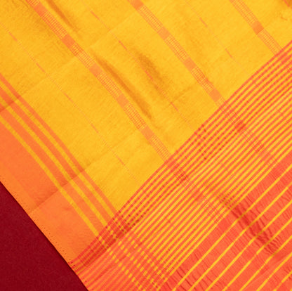 Mango Saree in Raw Silk with Lining pallu and Resham butta