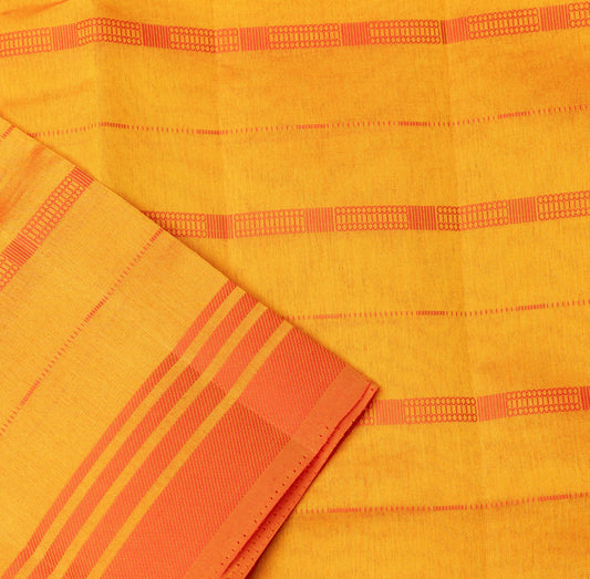 Mango Saree in Raw Silk with Lining pallu and Resham butta
