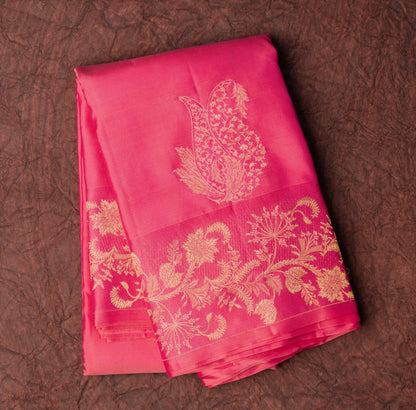 Soft Silk Pink Saree