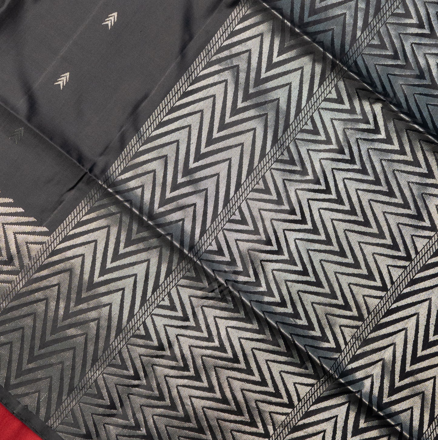Pure Soft Silk Saree in Steel Grey